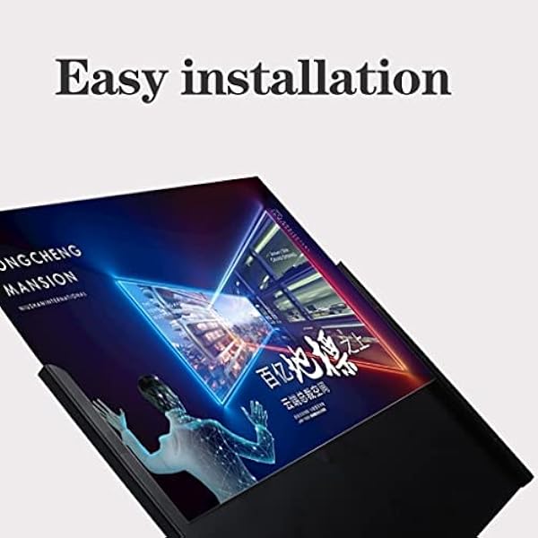 WIGSELBL Poster Tekenstandaard staande bordhouders voor display, verstelbare voetstuk posterstandaard met zware basis, zowel verticaal als horizontaal bord weergegeven (kleur: wit, maat: A3)